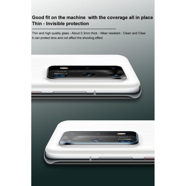IMAK 2Pcs/Set Ultra Clear Linsskydd Härdat glas OnePlus Nord N10