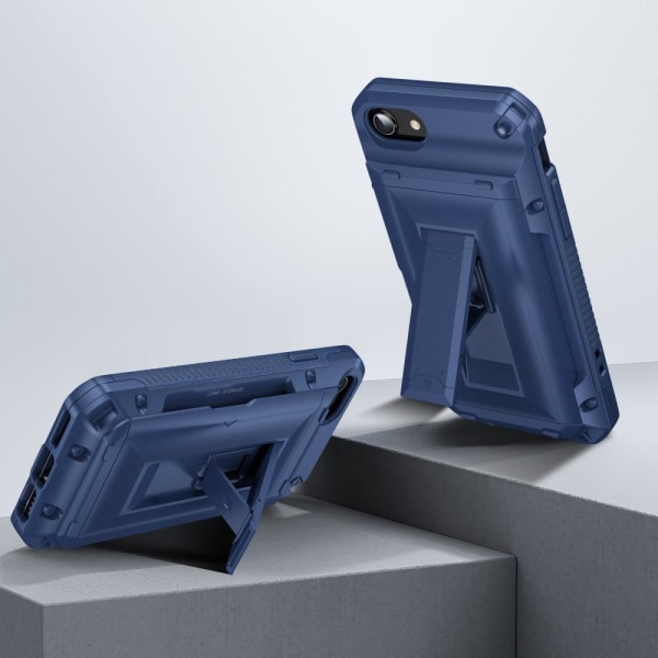 iPhone 7/8/SE (2020/2022) Skal Korthållare Built-in Kickstand -