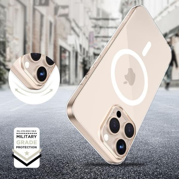 Tech-Protect Mobilskal till iPhone 16e/17e Magsafe Flexair - Clear Transparent
