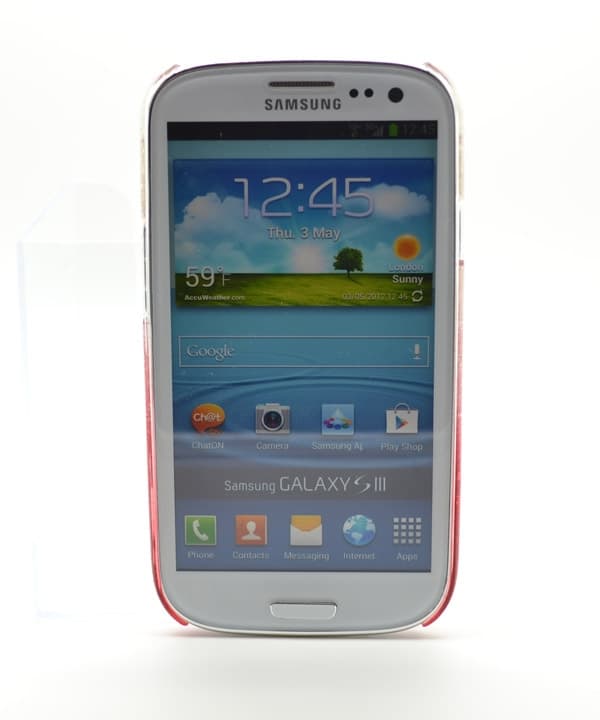 Raindrop Bagsidecover til Samsung Galaxy S3 i9300 (Rosa) Pink