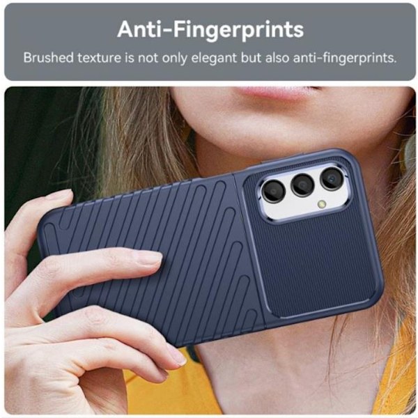 Mobilskal till Galaxy A24 4G Thunder Twill - Blå