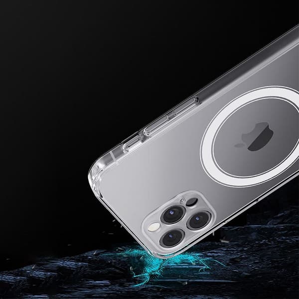 iPhone 12 Cover Clear Magsafe Hårdplast Transparent Transparent