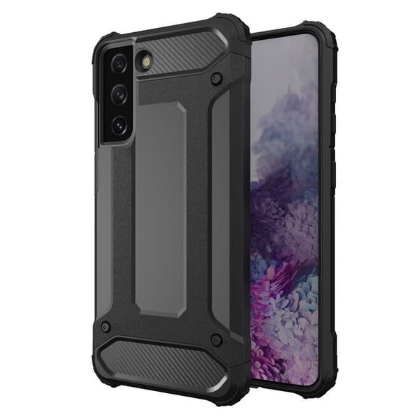 Hybrid Armor -kuori Galaxy S22 Plus - Musta Black