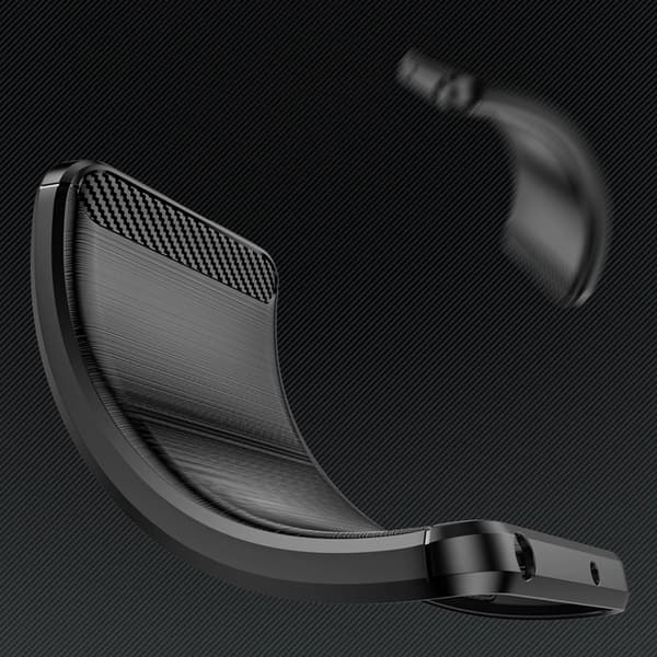 Mobilskal till iPhone 16 Silikon Carbon - Svart Svart