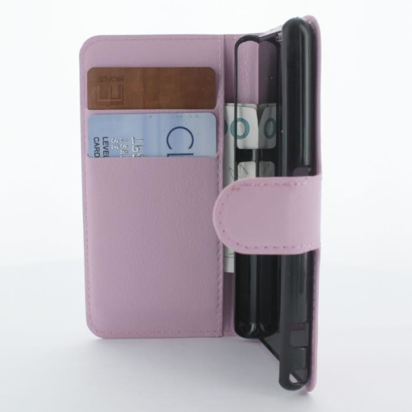 Dynaaminen lompakkokotelo Sony Xperia Z1 Compactille (vaaleanpunainen) Pink