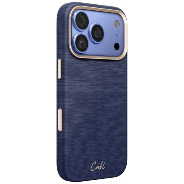 UNIQ Mobilskal För iPhone 18 Pro Max/17 Pro Max Coehl Mirelle - Noble Blå