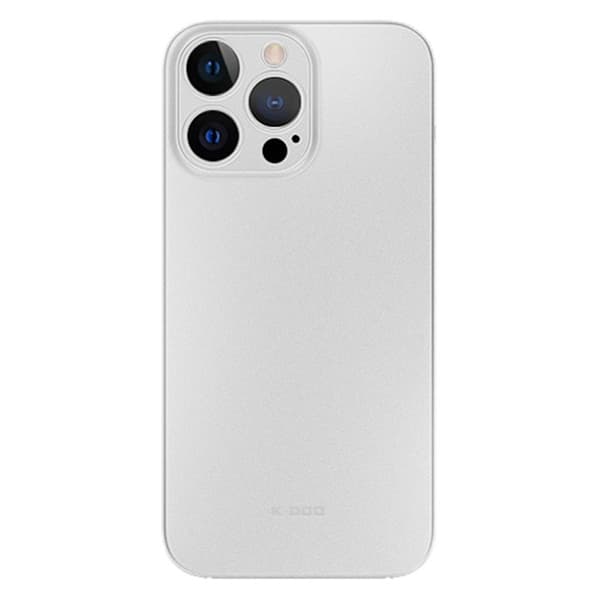 KZDOO Mobilskal till iPhone 15 Pro Max Frosted Air Skin - Vit Vit