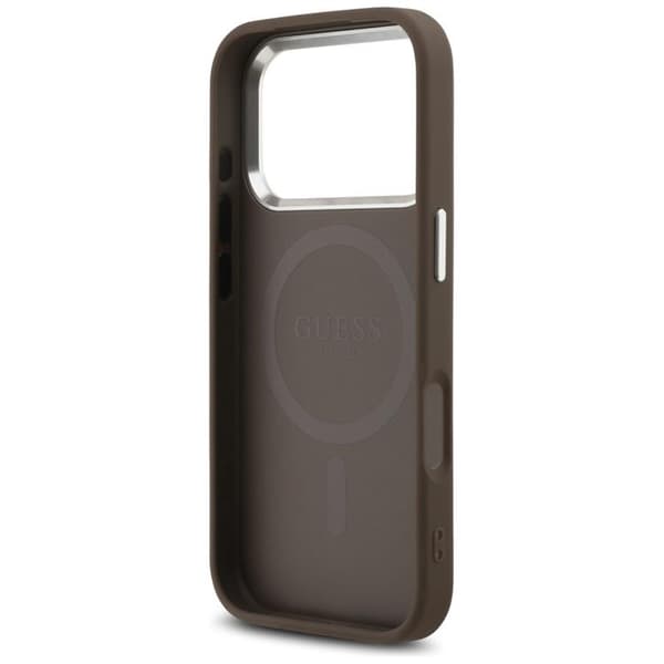 Guess Mobilskal till iPhone 17 Pro Max MagSafe 4G Classic Logo - Brun Brun