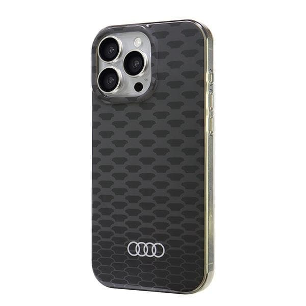 Audi Mobilskal till iPhone 16 Pro Max MagSafe IML Stitching - Svart Black