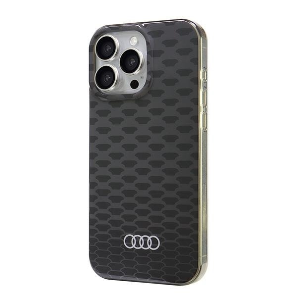 Audi Telefontaske til iPhone 16 Pro Max MagSafe IML Stitching - Sort Black