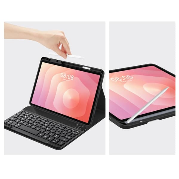 Tech-Protect Galaxy Tab S11 Taske med Tastatur - Sort Svart