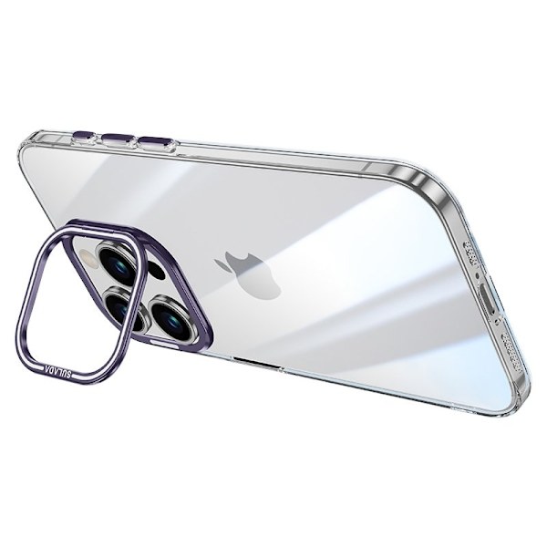 SULADA Mobilskal till iPhone 15 Pro Max Klara TPU+PC Lila Anti-drop