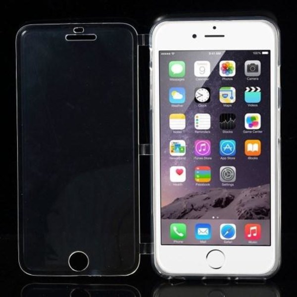 Flexiskal + Front Flap Cover til Apple iPhone 6 (S) Plus - Transp