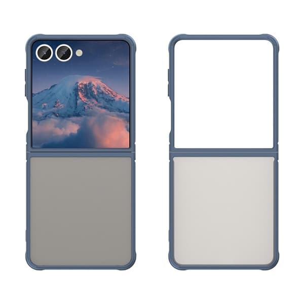 Mobilskal till Galaxy Z Flip7 Drop Proof Frosted Translucent - Blå Blå