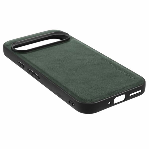 X-LEVEL Bojue-3 Mobilskal till Google Pixel 9 Pro XL PU Läder - Grön