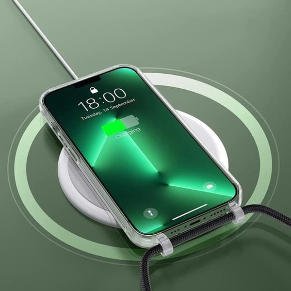 Tech-Protect iPhone 15 Pro Mobilhalsband Skal Magsafe Flexair Transparent