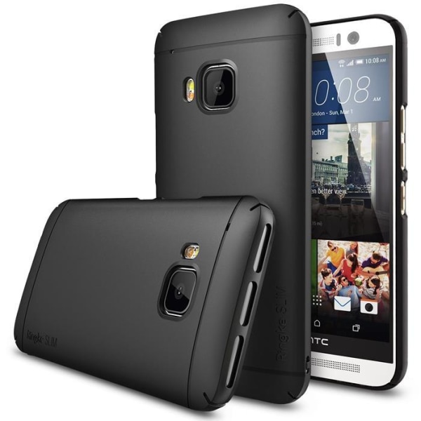 Ringke ohut kansi HTC One M9 -puhelimelle - musta Black