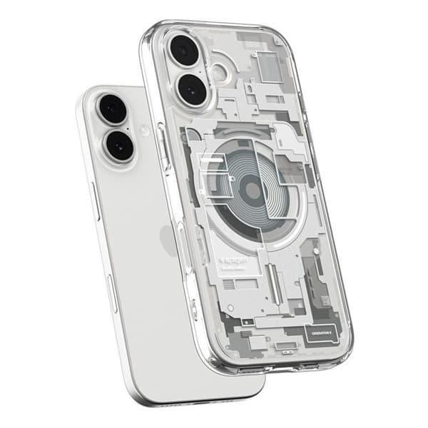 Spigen Mobilskal till iPhone 17 Magsafe Ultra Hybrid - Natural Titanium Zero One Silver