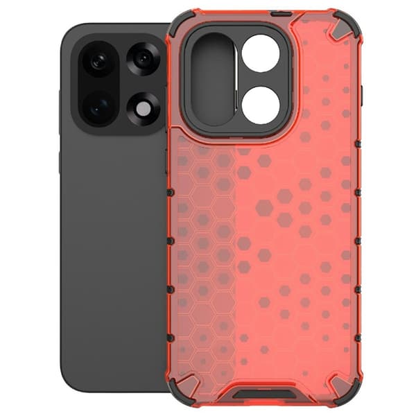 Mobilskal till OnePlus 15 5G Honeycomb Shape Röd