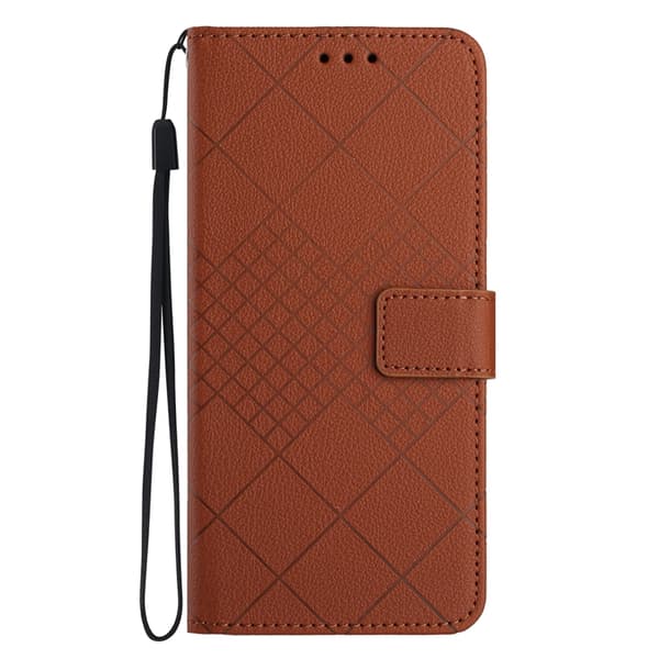 OnePlus Nord 5 Plånboksfodral Litchi Imprint - Brun Brun
