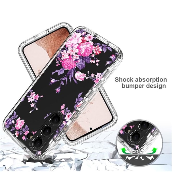 Galaxy S23 Plus Cover Pattern Printing - Flower