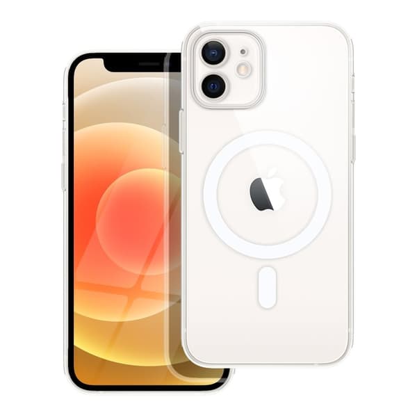 iPhone 12 Cover Clear Magsafe Hårdplast Transparent Transparent