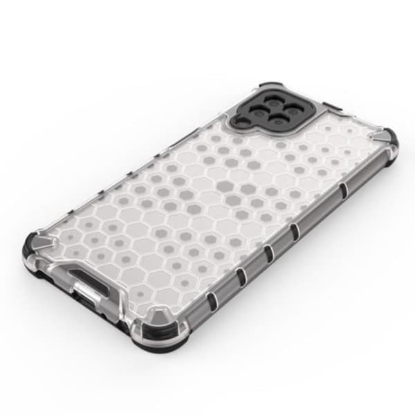 Mobilskal till Galaxy A22 4G HoneyComb - Transparent Transparent