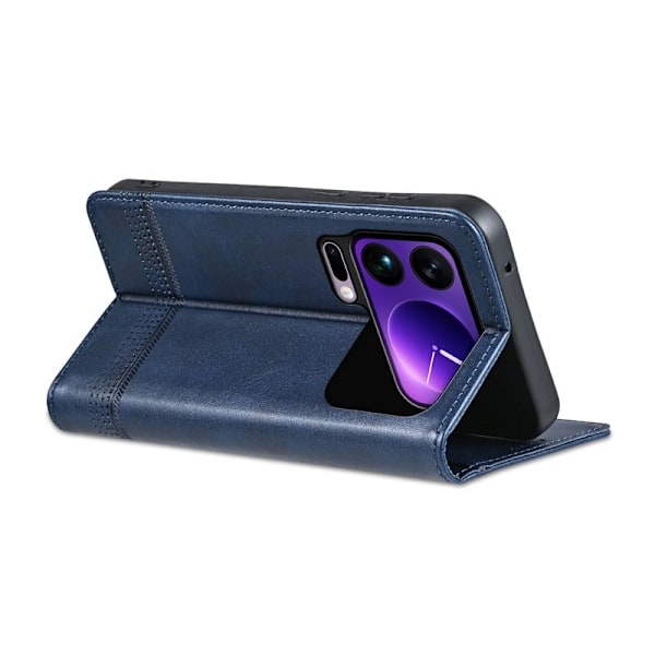 AZNS Xiaomi 17 Pro Plånboksfodral Konstläder - Blå