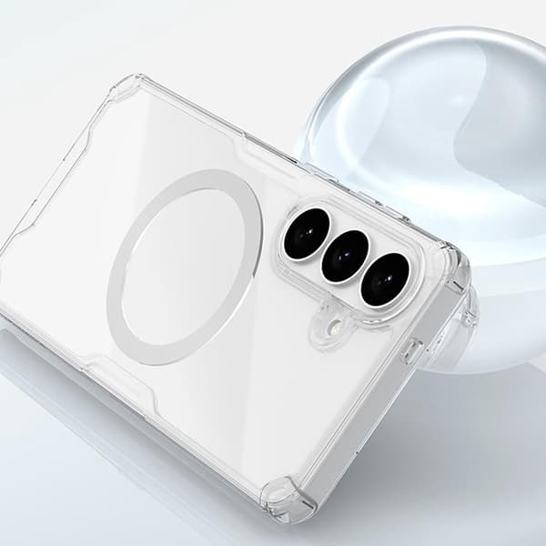 Nillkin Mobilskal för Galaxy S26 Plus MagSafe Nature TPU Pro - Vit Vit
