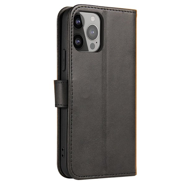 iPhone 15 Pro Max Plånboksfodral Magnet Stativ - Svart Svart