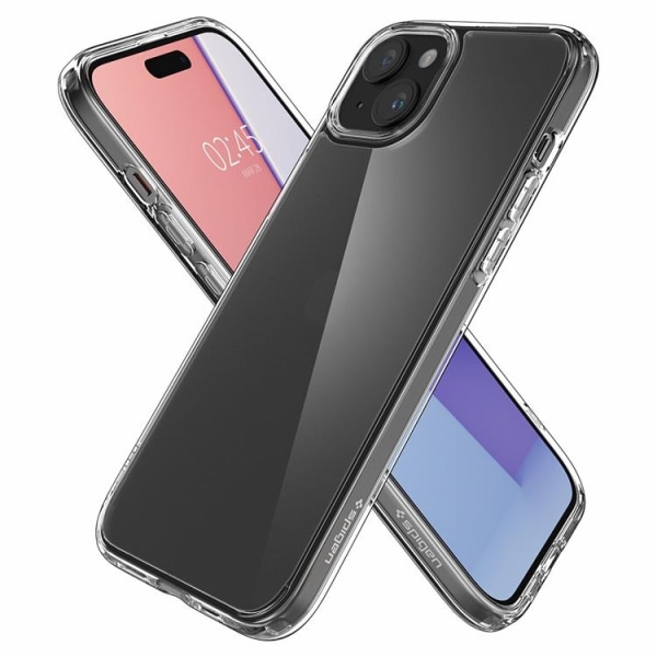 Spigen iPhone 15 Plus -puhelinkuori Ultra Hybrid - läpinäkyvä