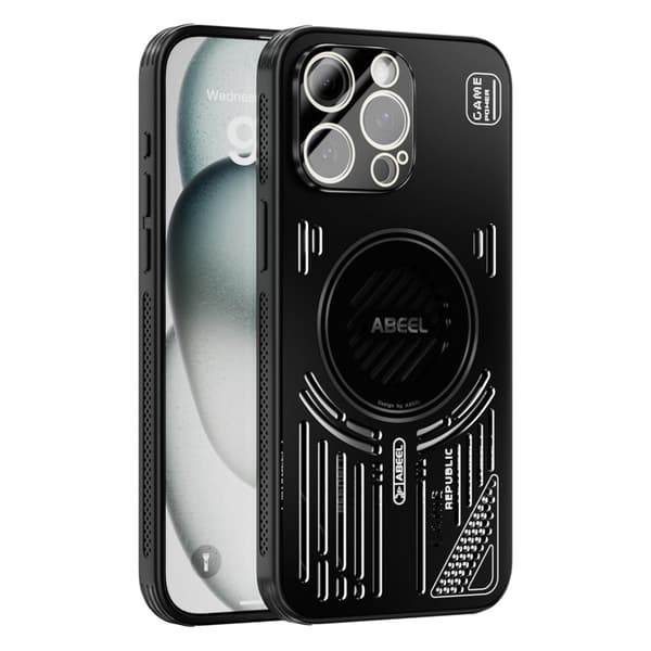 ABEEL Mobilskal till iPhone 13 Pro Aluminium + PC + TPU Svart