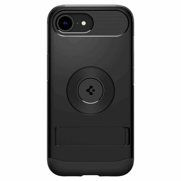 Spigen telefontaske til iPhone 16e Magsafe Slim Armor - Sort Svart