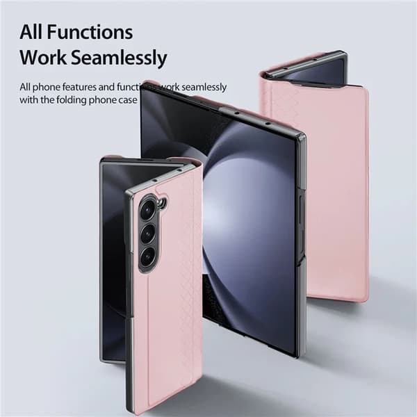 Dux Ducis Galaxy Z Fold 6 Plånboksfodral Bril Series - Rosa Rosa