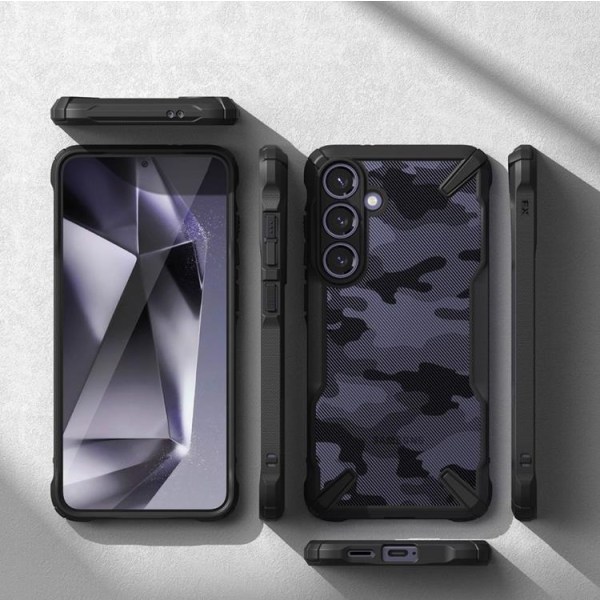 Ringke Galaxy S24 Plus matkapuhelimen suojakuori Fusion X - Camo Black