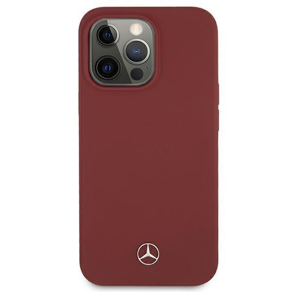 Mercedes Silicone Line Skal iPhone 13 Pro Max - Punainen Red