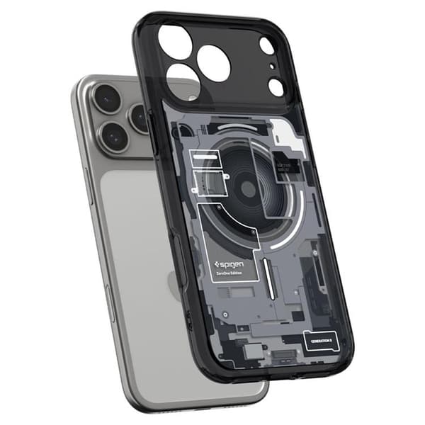 Spigen Mobilskal För iPhone 18 Pro/17 Pro Magsafe Ultra Hybrid Zero One - Svart