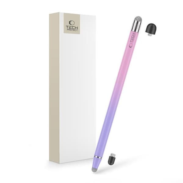 Tech-Protect 4-Tip Stylus Penna USP-100 - Voilet/Rosa Rosa
