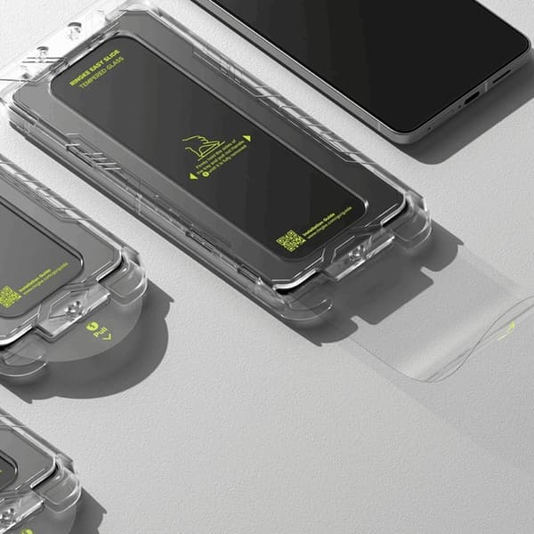 Ringke [2-Pack] Galaxy S25 Edge Härdat Glas Skärmskydd Easy Slide Transparent