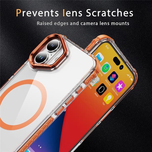 Mobilskal till iPhone 17 MagSafe Kickstand - Orange Orange