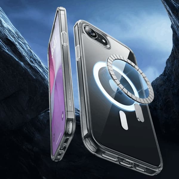 ESR Mobilskal till iPhone 16e Magsafe Classic Hybrid Halolock - Clear Transparent