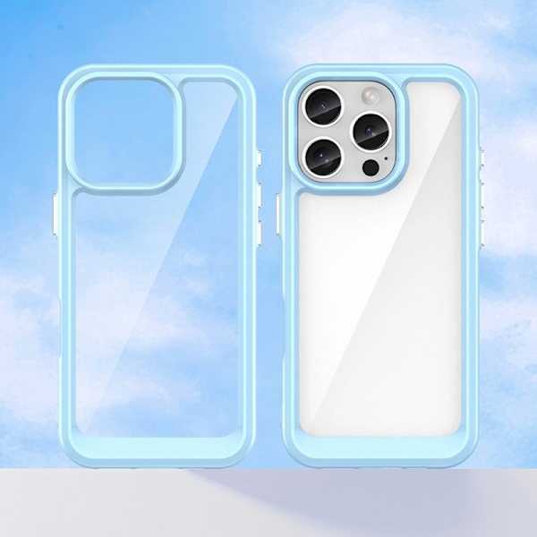 Telefontaske til iPhone 16 Pro Outer Space - Blå Blå