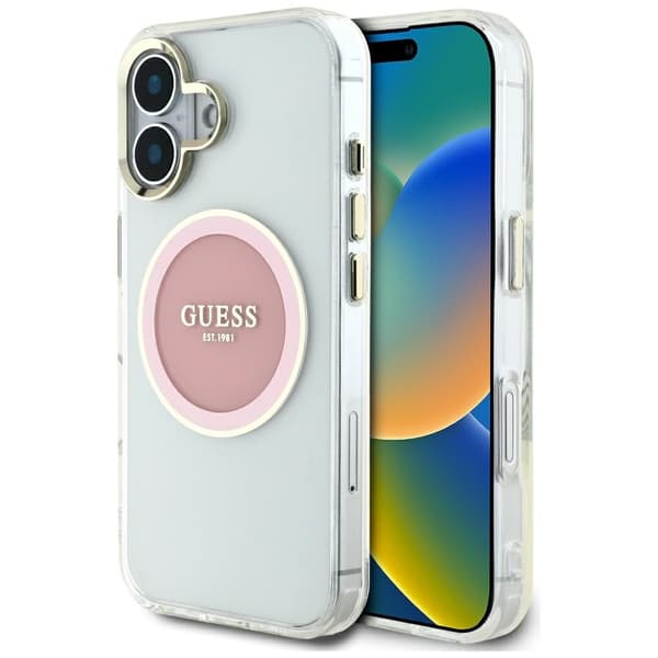 Guess Mobilskal till iPhone 16 MagSafe IML Colored Circle