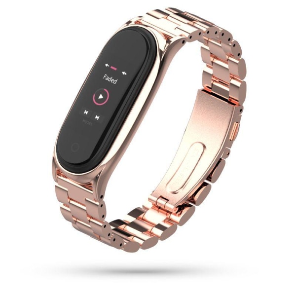 Tech-Protect Stainless Xiaomi Mi Smart Band 5 - Rose Gold