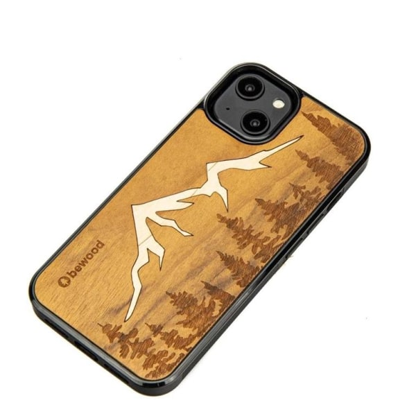 Bewood iPhone 15 -matkapuhelinkotelo Imbuia Mountains - ruskea