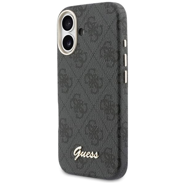 Guess Telefontaske til iPhone 17 MagSafe 4G Script - Sort Svart
