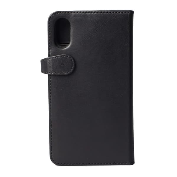 GEAR Buffalo ægte læder pungetui iPhone XR - Sort Black