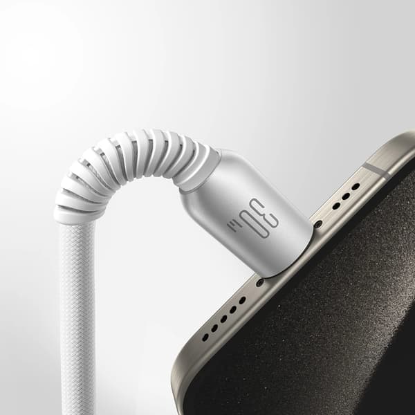 Joyroom S-A51 30W Lightning - USB-C Kabel 1.2m - Ljusgrå Grå