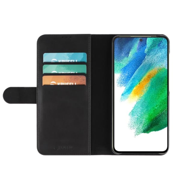 Samsung Plånboksfodral Galaxy S21 FE - Svart Svart