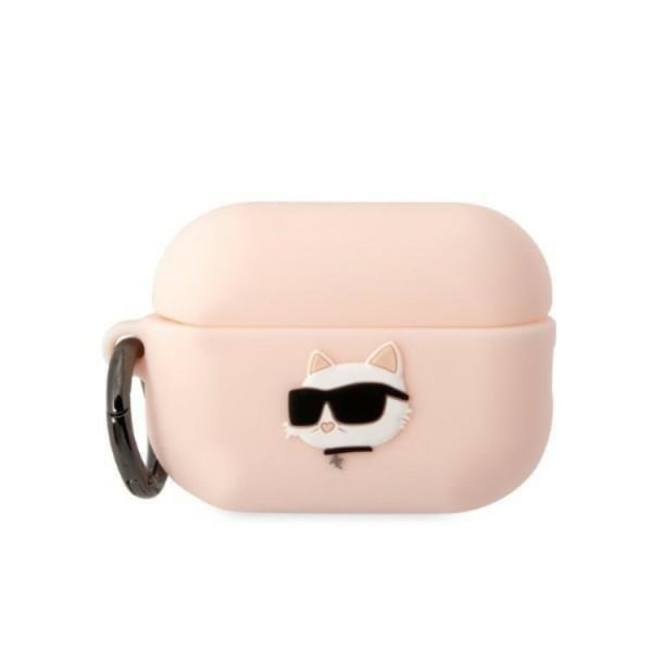 Karl Lagerfeld AirPods Pro 2 Skal Silicone Choupette Head 3D - R